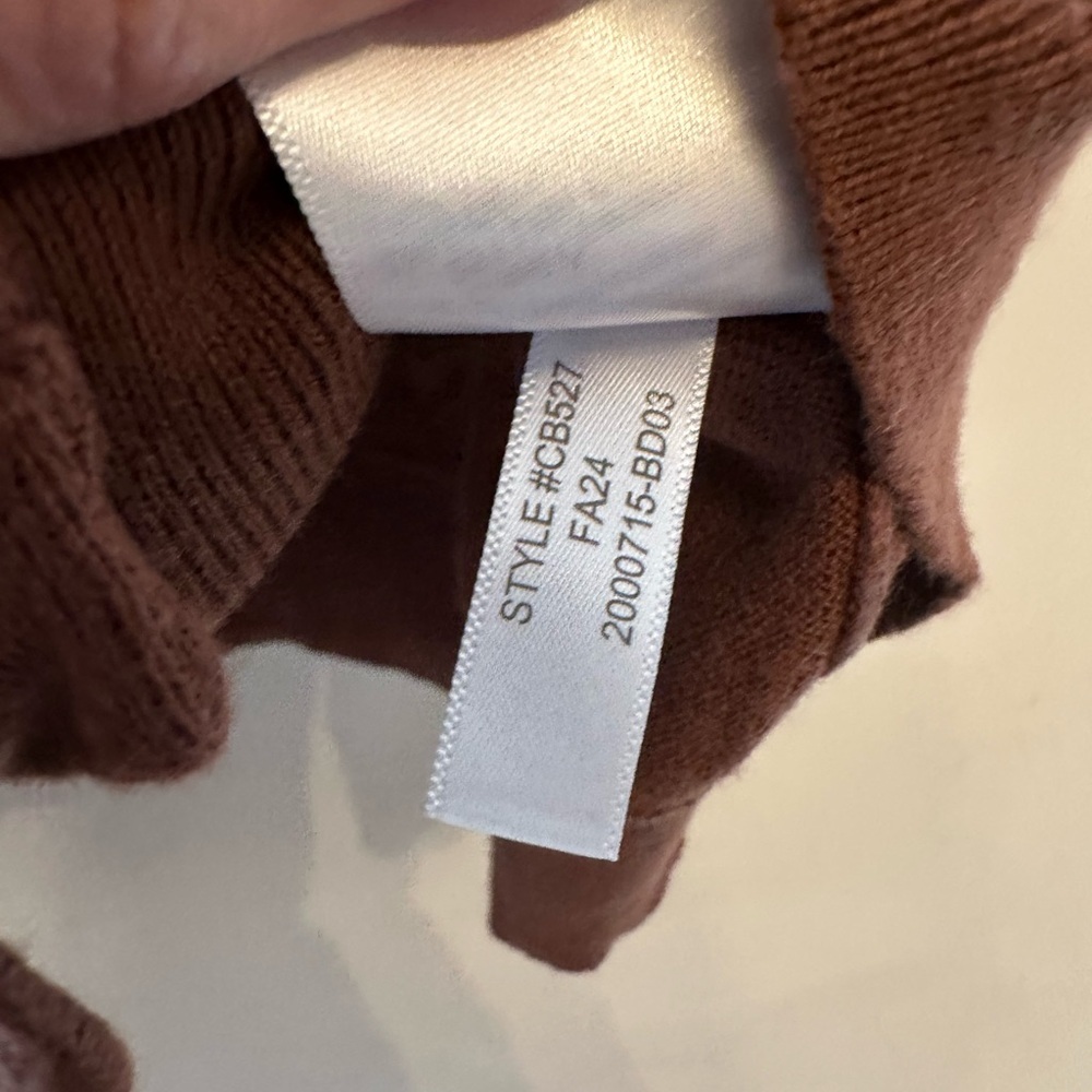 Vintage Y2K Era J. Crew Simple Brown Sweater Vest Size Small - Picture 4 of 7